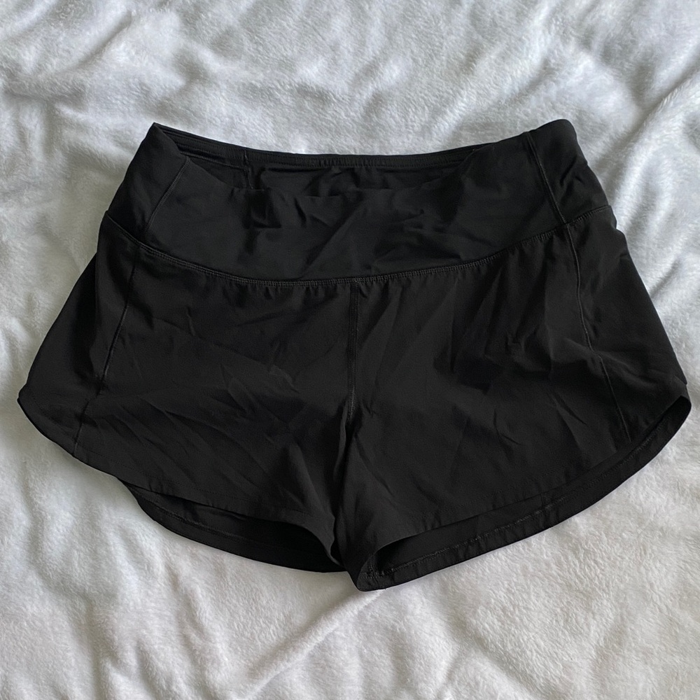 lululemon athletica Jet Black Women's Athletic Shorts